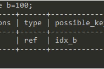 SQL执行效率的分析-explain分析慢查询