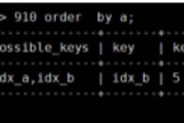 SQL执行效率的分析-trace分析慢查询